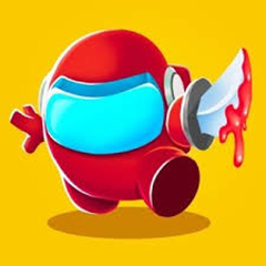 Red Impostor Guy Multiplayer Race Game